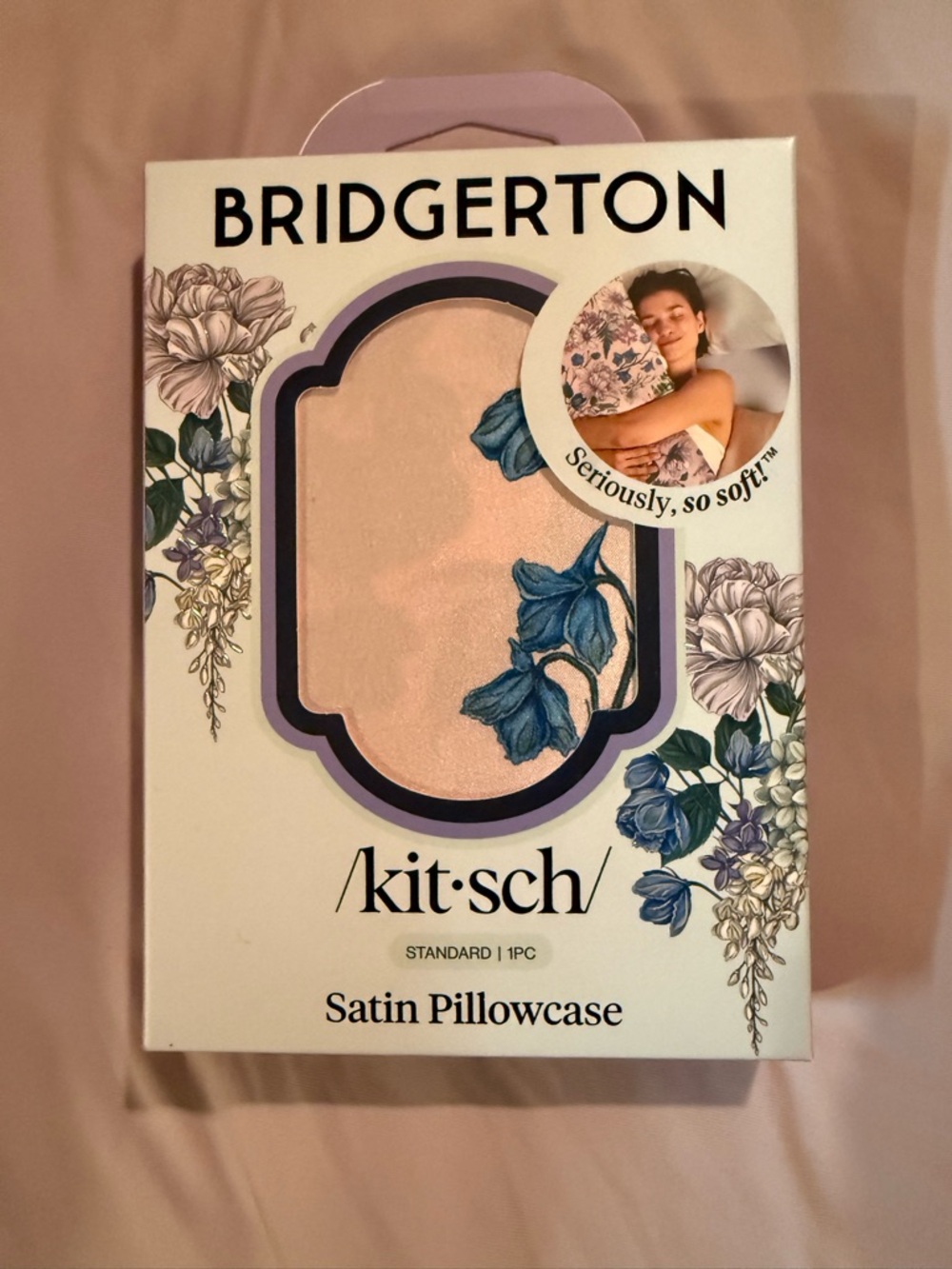 Kitsch Bridgerton Satin Pillowcase - Blush Pink